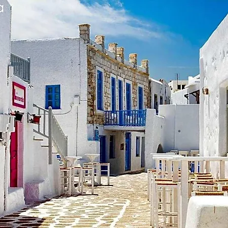 Luxury Naxos Superior Triple 150m From Agios Georgios Vila